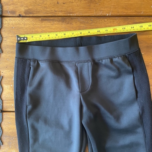 Pam & Gela Black Front Slit Cigarette Pants Size Small S - Picture 7 of 12